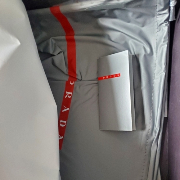 Prada White Leather Slingback Crossover Platform Sandals Size 38.5 / 8.5 - Picture 10 of 11